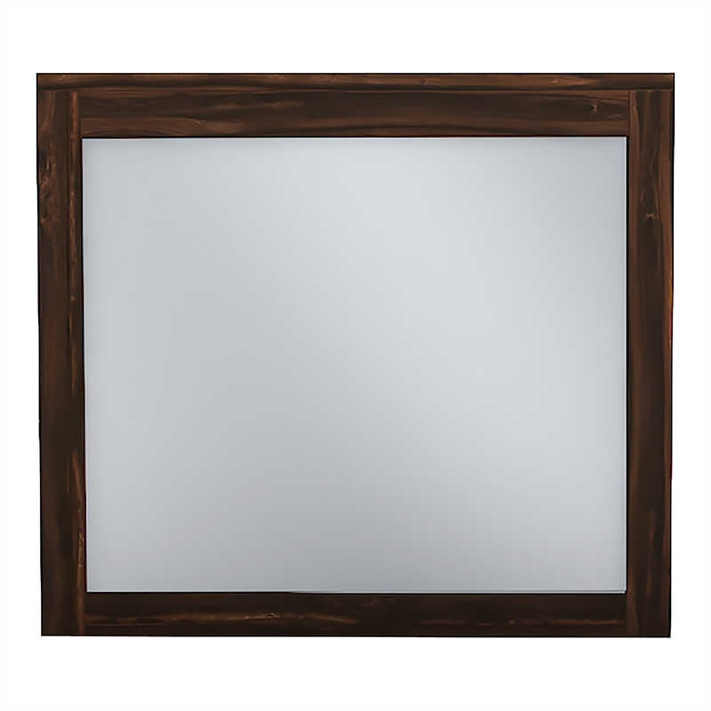 Furniture of America Bickson Rustic Wood 2-Piece Dresser and Mirror in Natural