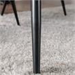 Furniture of America Janell Mid-century Metal Dining Table in Gray