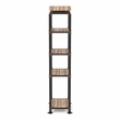 Furniture of America Cyprinus Industrial Metal Pier Cabinet in Antique Black