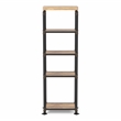 Furniture of America Cyprinus Industrial Metal Pier Cabinet in Antique Black
