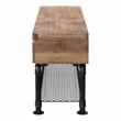 Furniture of America Cyprinus Industrial Metal 60-Inch TV Stand in Antique Black