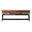 Furniture of America Cyprinus Industrial Metal 60-Inch TV Stand in Antique Black