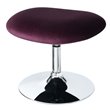 Furniture of America Kip Fabric 2-Piece Accent Chair and Ottoman Set in Purple