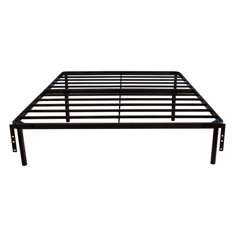 Furniture of America Nilda Industrial Metal Full Bed Frame in Black