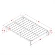 Furniture of America Nilda Industrial Metal Full Bed Frame in Black