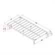 Furniture of America Nilda Industrial Metal Twin Bed Frame in Black