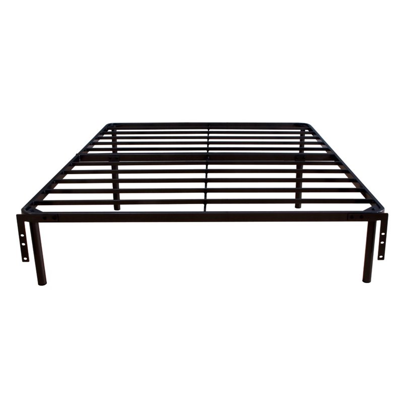 Furniture Of America Nilda Industrial Metal Twin Xl Bed Frame In Black Idf Frm40t Xl