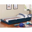 Furniture of America Barnes Transitional Wood Twin Trundle in Blue