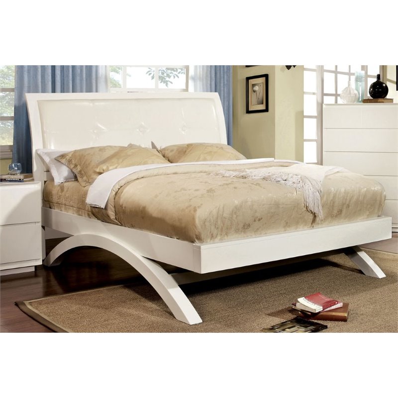 Furniture Of America Gambill Solid Wood, Cal King Platform Bed Wood