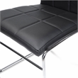 Furniture of America Poipen Faux Leather Dining Chairs in Black (Set of 2)