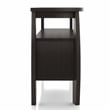 Furniture of America Mendota Wood Buffet Table with Wine Rack in Espresso