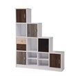 Furniture of America Newark Contemporary Wood 9-Cube Bookcase in White
