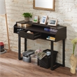 Furniture of America Kernet Contemporary Wood 1-Drawer Writing Desk in Espresso