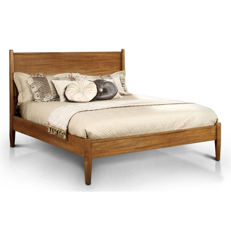 Angora rustic reclaimed wood california king platform bed zin home. cymax stores