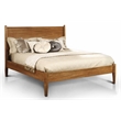 Furniture of America Belkor Solid Wood California King Platform Bed in Oak
