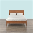 Furniture of America Belkor Solid Wood California King Platform Bed in Oak