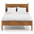 Furniture of America Belkor Solid Wood King Platform Bed in Oak