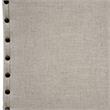 Furniture of America Sinuata Fabric Nailhead Bar Chair in Beige (Set of 2)