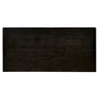 Furniture of America Sinuata Rustic Wood Pub Table in Antique Black