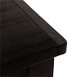 Furniture of America Sinuata Rustic Wood Pub Table in Antique Black