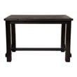 Furniture of America Sinuata Rustic Wood Pub Table in Antique Black