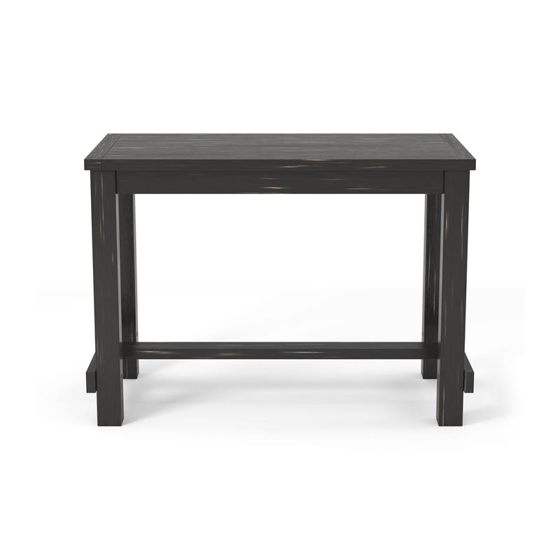 Black Furniture Of America Quezon Round, America Quezon Round Glass Top Pedestal Pub Table
