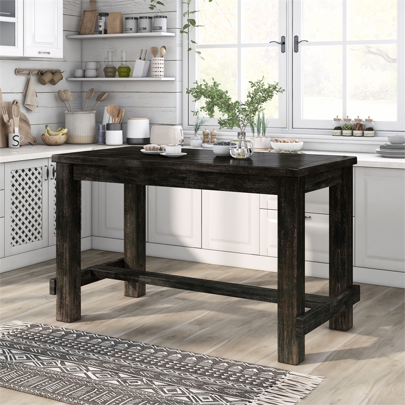 furniture of america stanton kitchen island counter height table