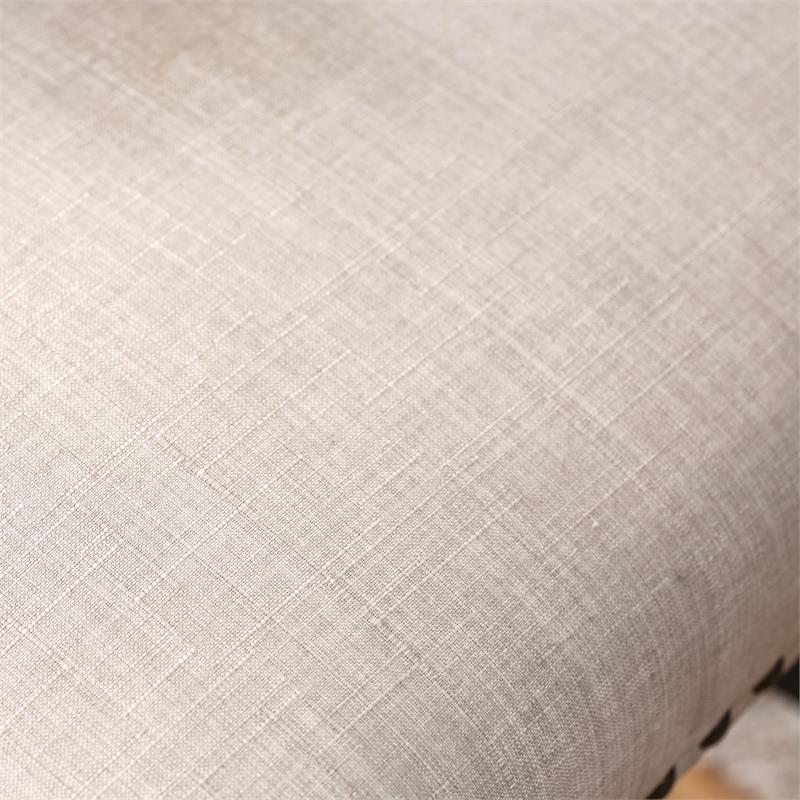 Furniture of America Sinuata Fabric Tufted Side Chair in Beige (Set of 2)