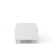 Furniture of America Crayton Wood 2-Drawer Coffee Table in White and Dark Gray