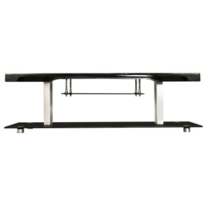 Furniture of America Collatta Contemporary Metal 60-inch TV Console in Black