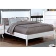 Furniture of America Belkor Solid Wood California King Platform Bed in White