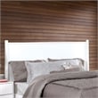 Furniture of America Belkor Solid Wood King Platform Bed in White