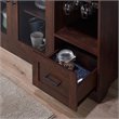 Furniture of America Coffman Wood Wine Storage Buffet in Vintage Walnut