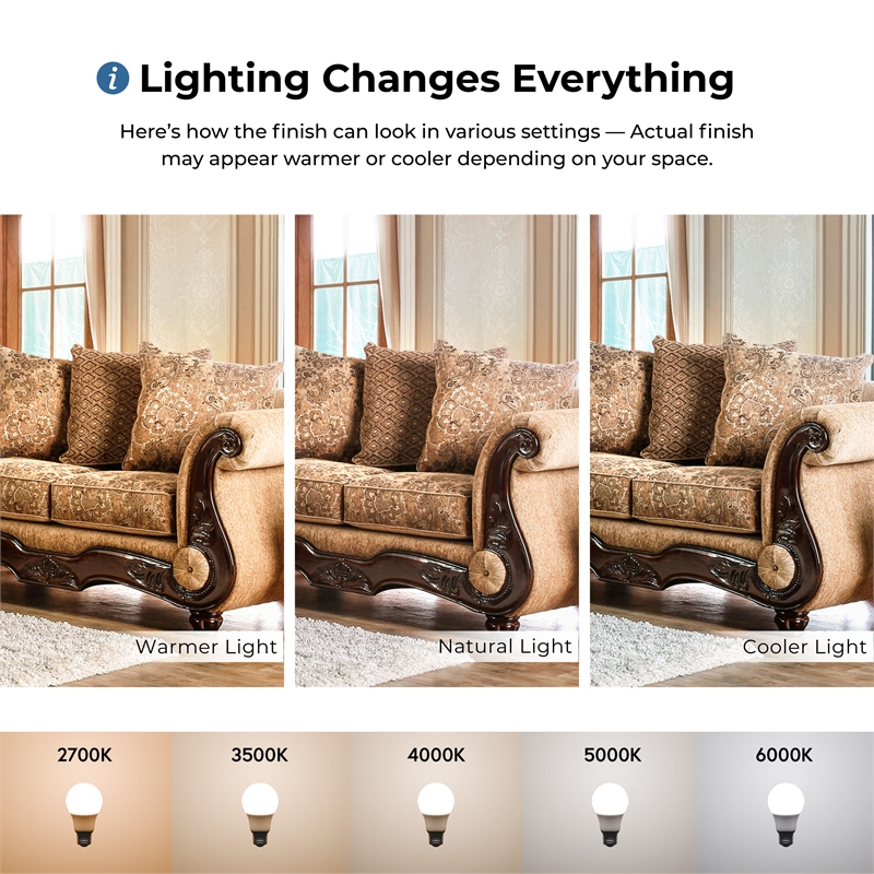 Furniture of America Rhodes Traditional Chenille Cushioned Loveseat in Tan