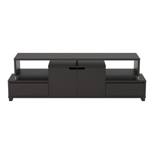 Furniture of America Eliana Wood Multi-Storage TV Stand in Cappuccino