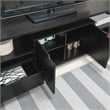 Furniture of America Eliana Wood Multi-Storage TV Stand in Cappuccino