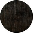 Furniture of America Arturo Solid Wood Open Shelf End Table in Antique Black