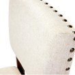 Furniture of America Elona Wood Nailhead Counter Stool in Cherry (Set of 2)