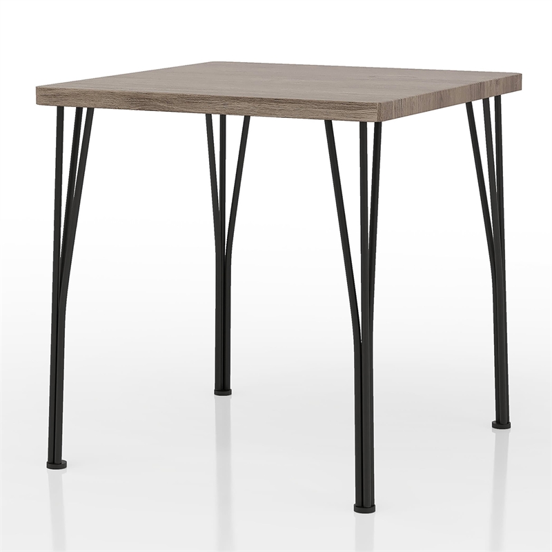 Furniture of America Kelle Transitional Metal 3-Piece Dining Set in Dark Bronze