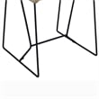 Furniture of America Eva Contemporary Metal 1-Drawer End Table in Gold Champagne