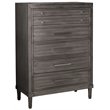Furniture of America Cartagena Transitional Solid Wood 6-Drawer Chest in Gray