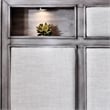 Furniture of America Cartagena Solid Wood California King Bookcase Bed in Gray