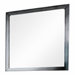 Furniture of America Cartagena 2-Piece Wood Dresser and Mirror in Gray