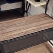 Furniture of America Dax Metal Triple Twin Bunk Bed in Gray and Silver