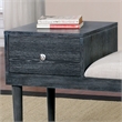 Furniture of America Dot Mid-Century Wood Storage Accent Bench in Weathered Gray