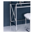 Furniture of America Ian Metal 3-Piece Bedroom Vanity Set in Chrome