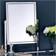 Furniture of America Ian Metal 3-Piece Bedroom Vanity Set in Chrome