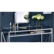 Furniture of America Ian Metal 3-Piece Bedroom Vanity Set in Chrome