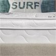 Furniture of America Kya Fabric 9-Inch Cal King Euro Top Mattress in White