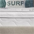 Furniture of America Kya Fabric 9-Inch Twin Euro Top Mattress in White